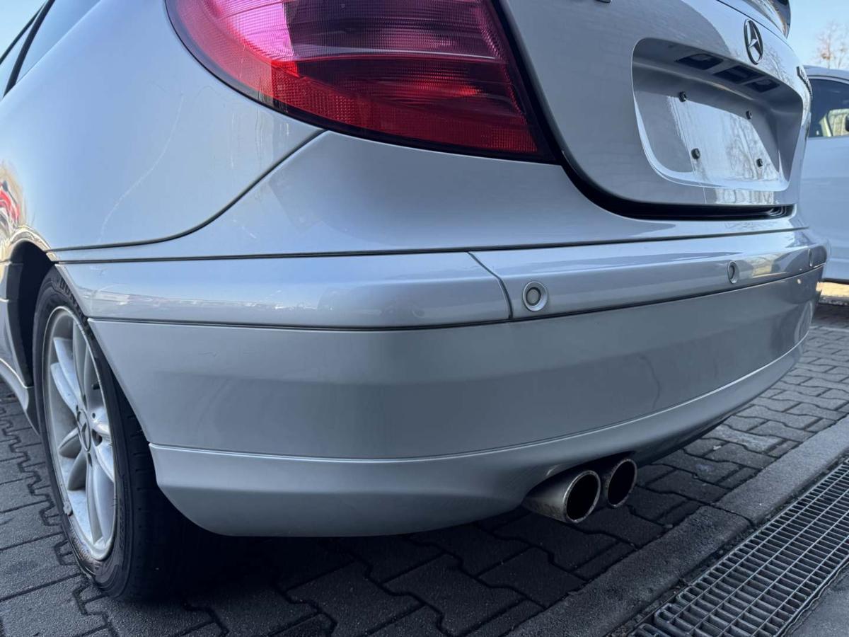 Mercedes Sportcoupe CL203 original Sto&szlig;stange Stossf&auml;nger hinten 744 Brillantsilber Bj.2003